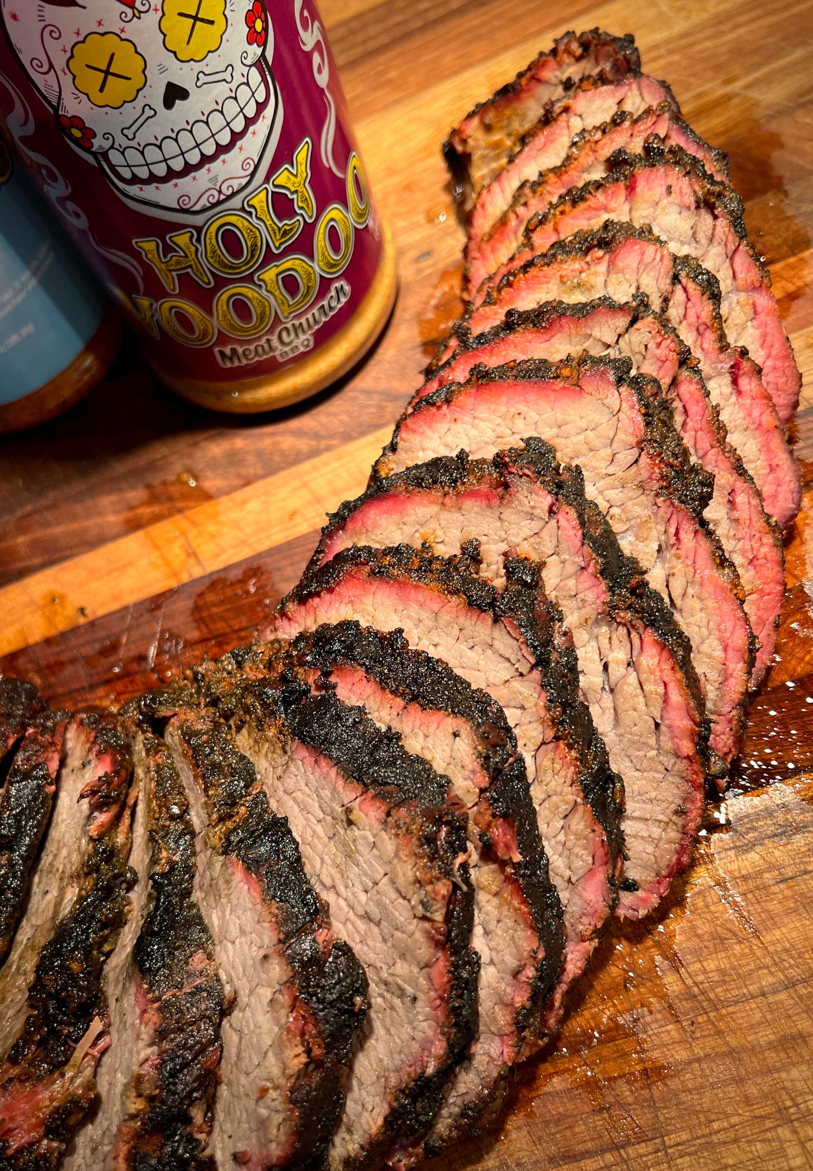 Made a tritip smoked like a brisket Dining and Cooking