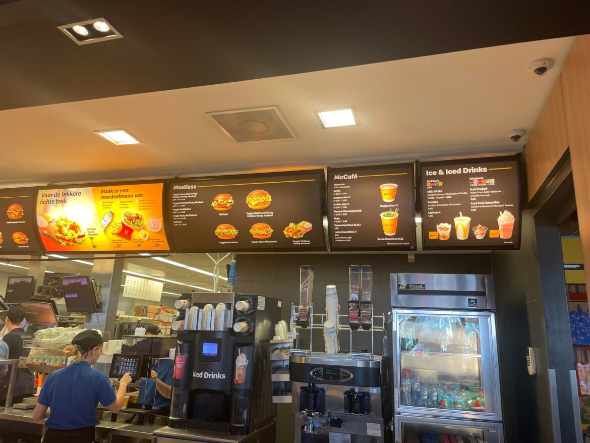 McDonalds plant based options in Netherlands…step it up US!