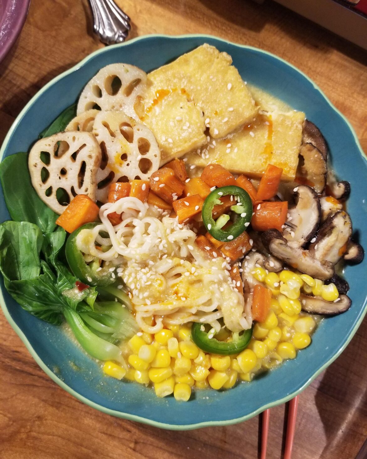 Butternut squash ramen