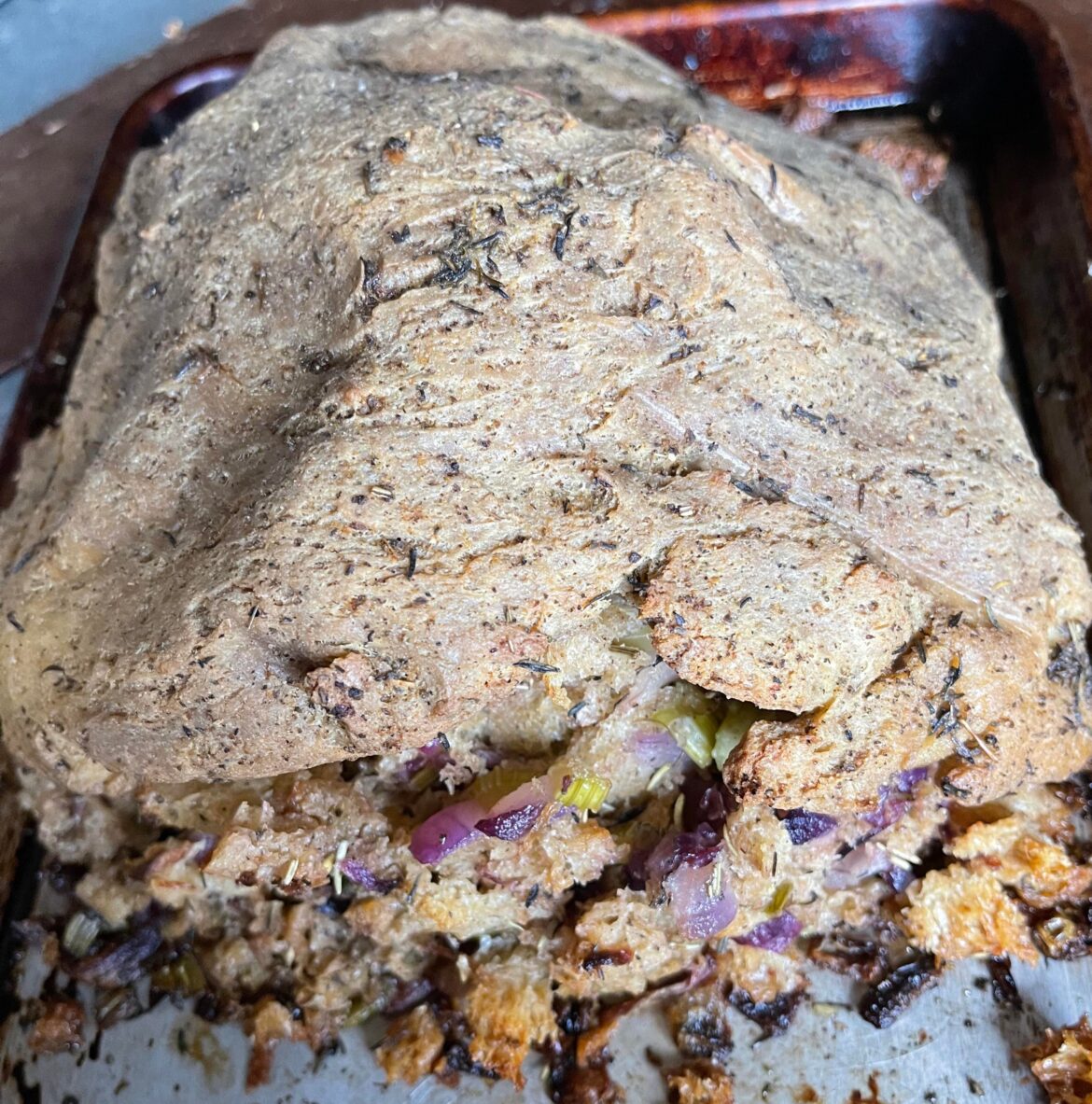 Homemade tofurkey