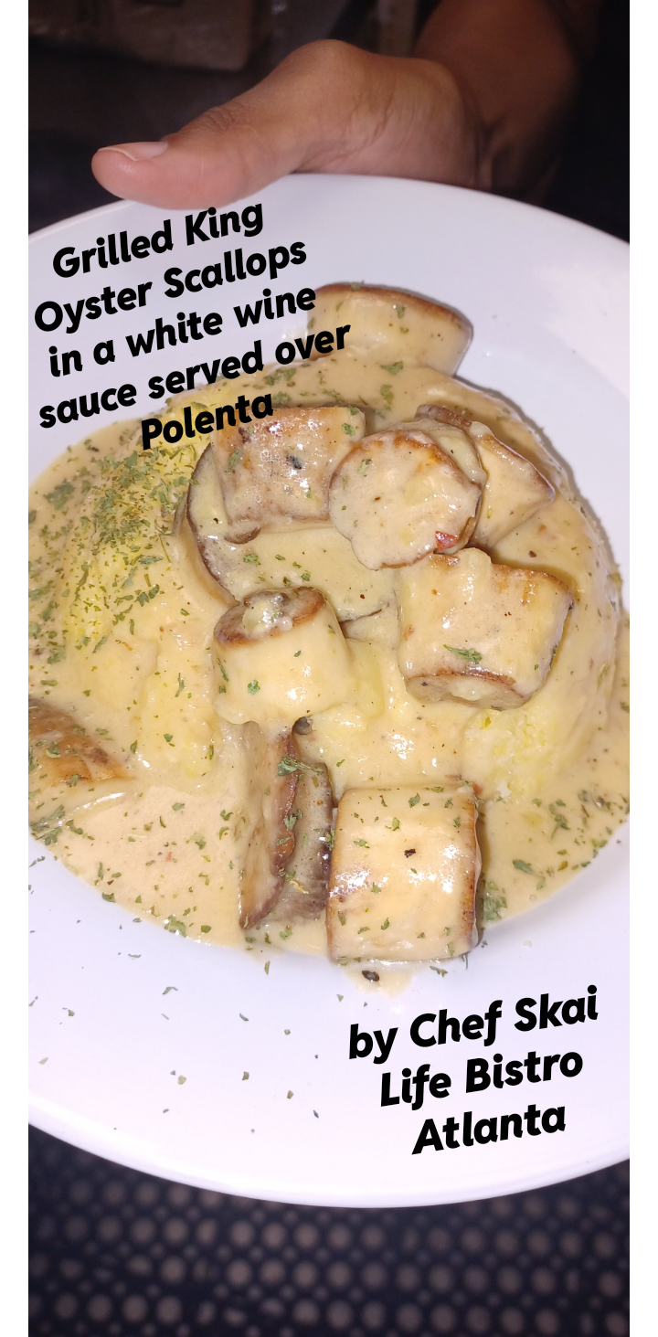 Vegan Scallops Dining and Cooking