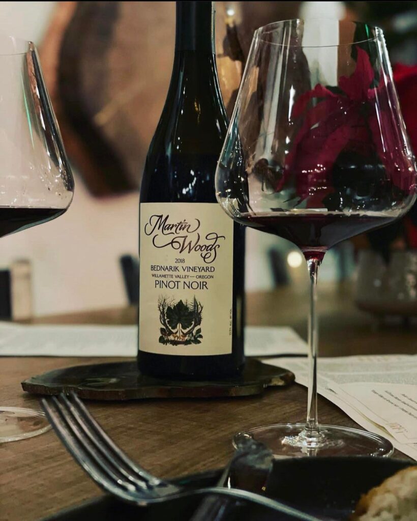 Successful wine tour at the Martin woods winery.