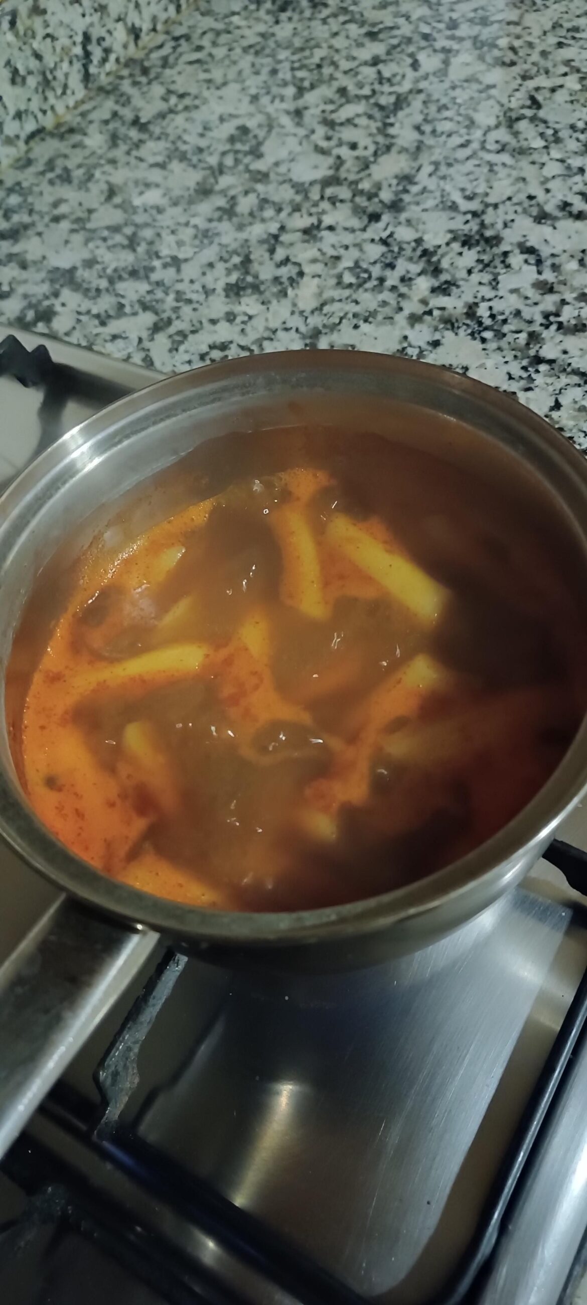 Does anyone know why when I boil 떡볶이 (tteokbokki) makes this kind of...foam? Haven't seen this happen in cooking videos.
