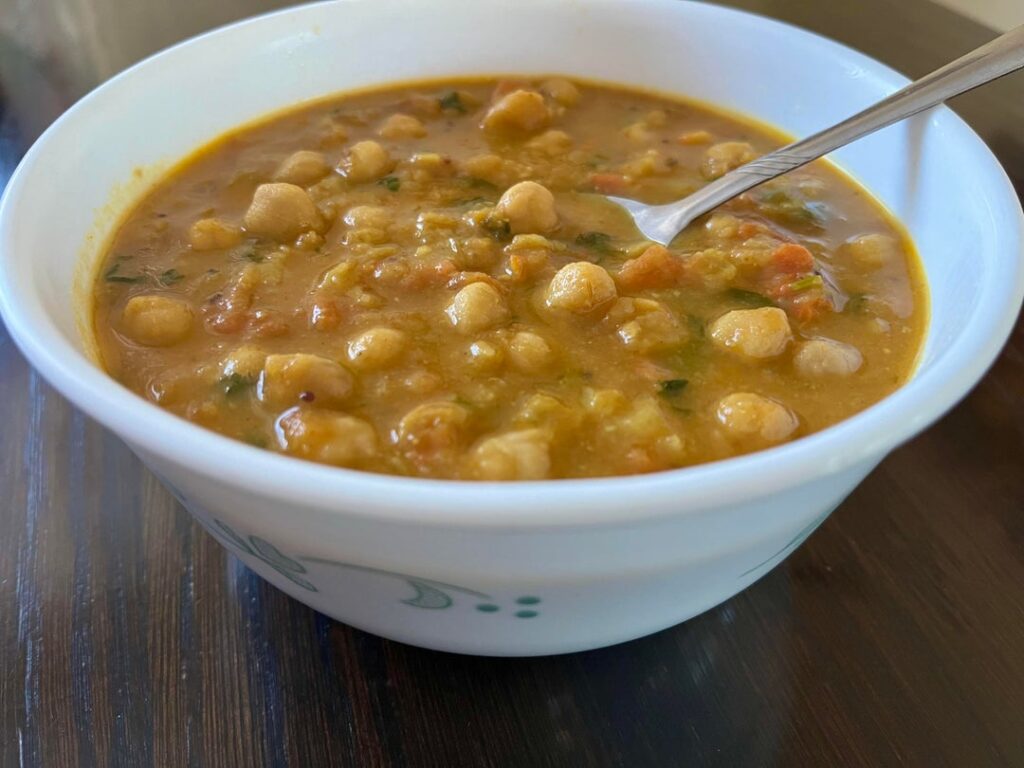 Potato and Chickpea Soup.
