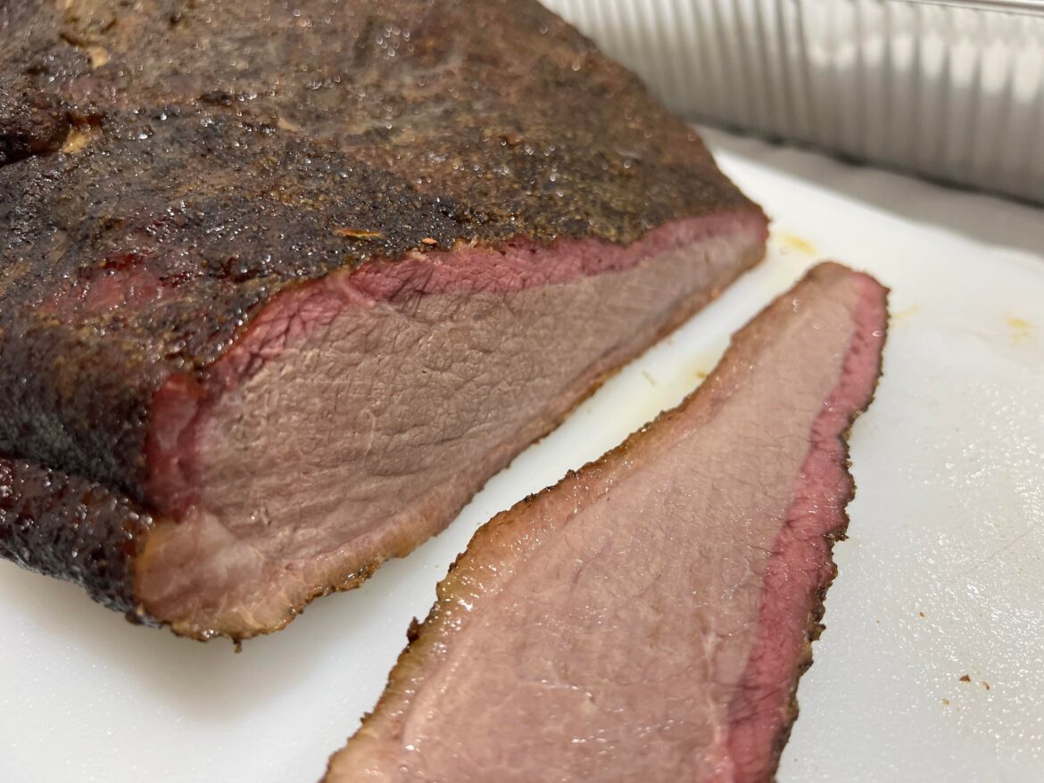 [homemade] 10hr smoked brisket