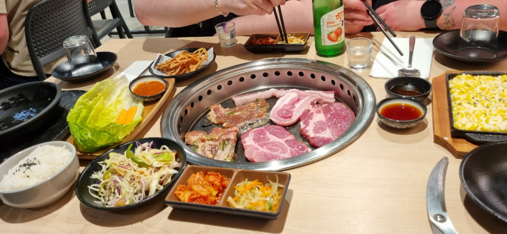 Took my friends out for Korean before the Pride Parade! Surprised the staff working there by ordering in Korean~