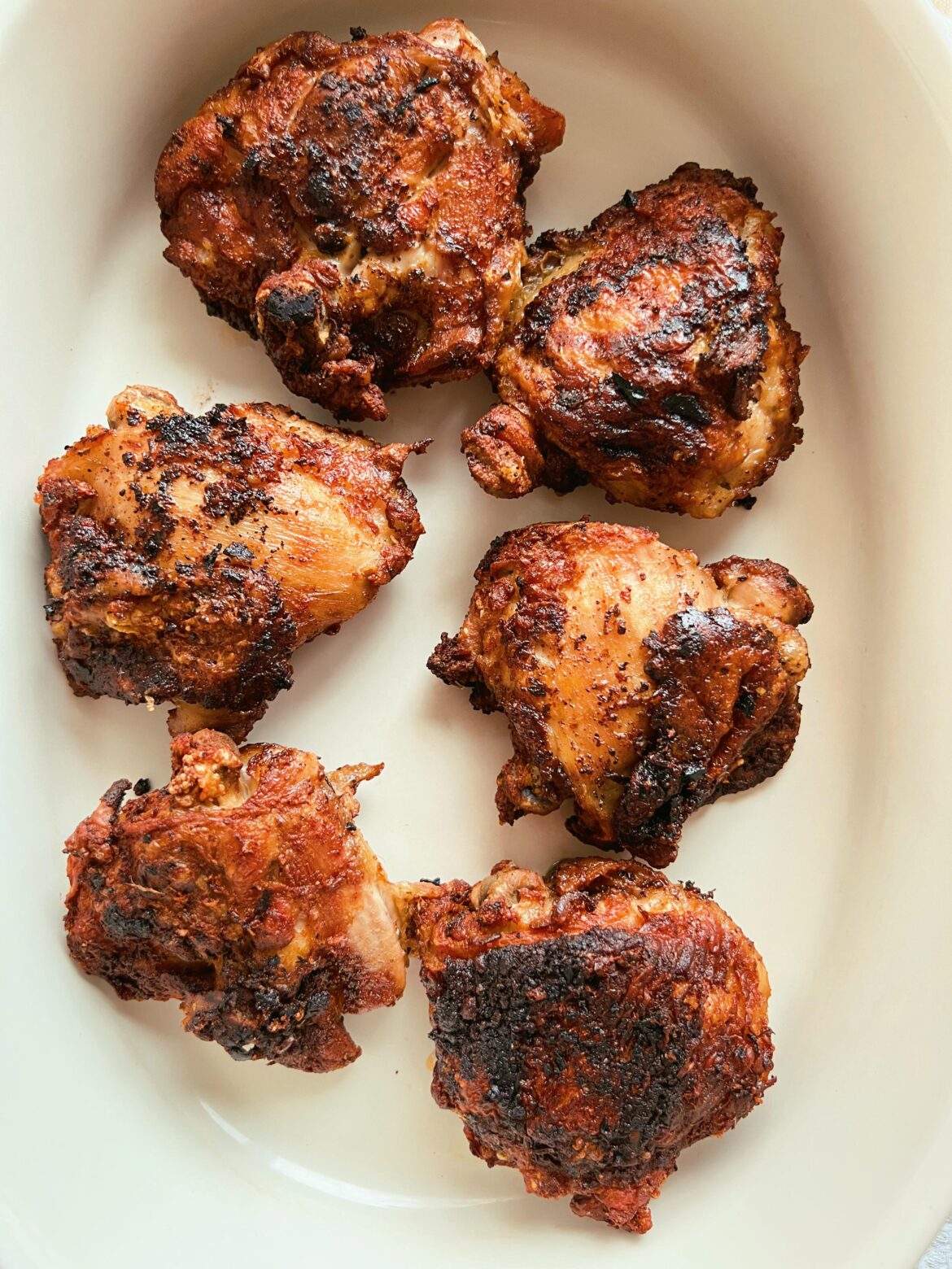 lemon garlic butter pan-fried chicken thighs