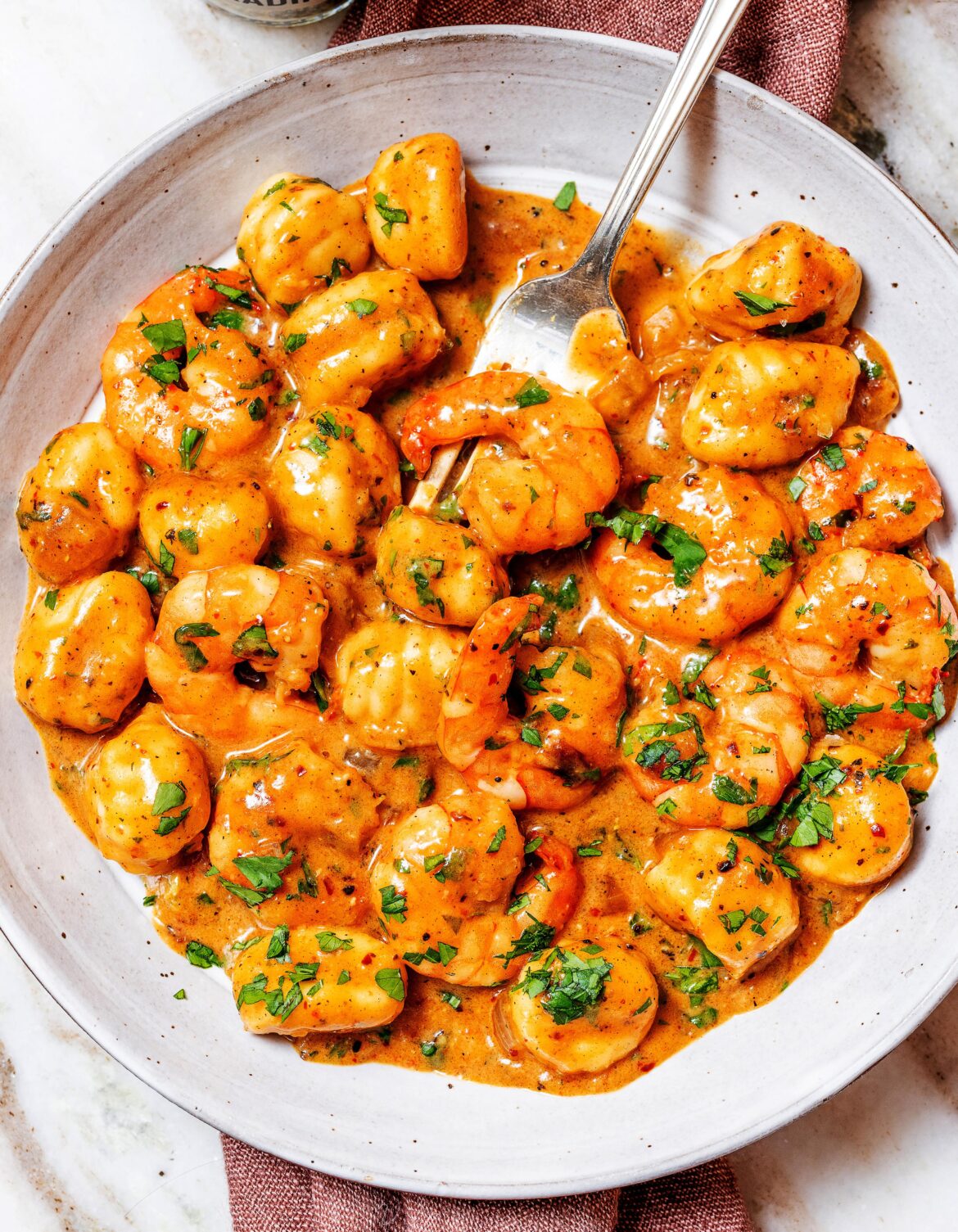 Creamy Shrimp and Gnocchi