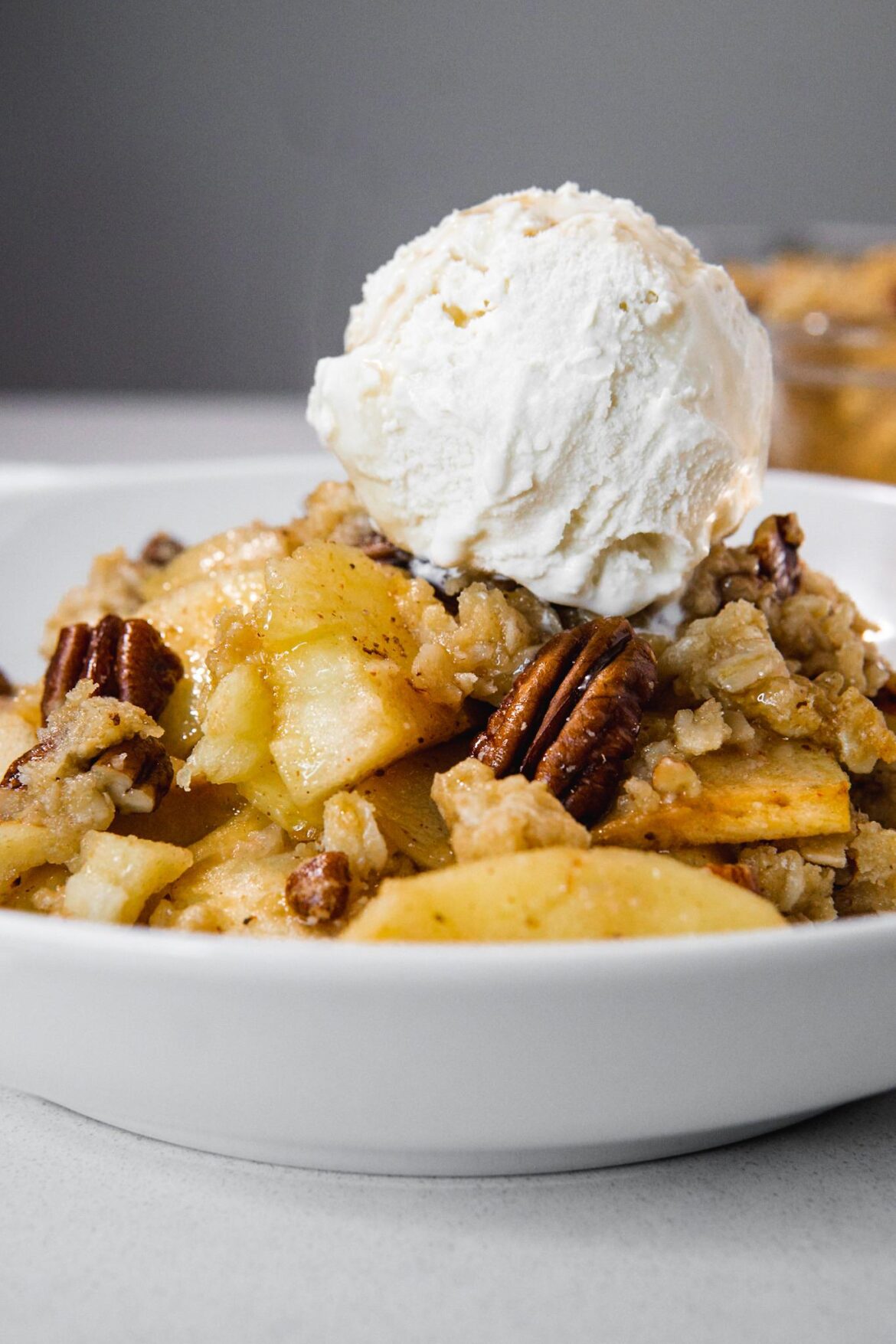 Maple Pecan Apple Crisp