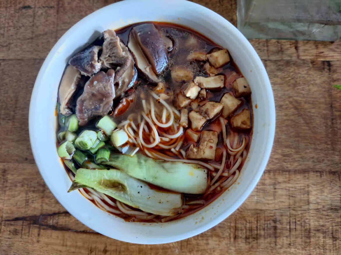 my effort at vegetarian ramen