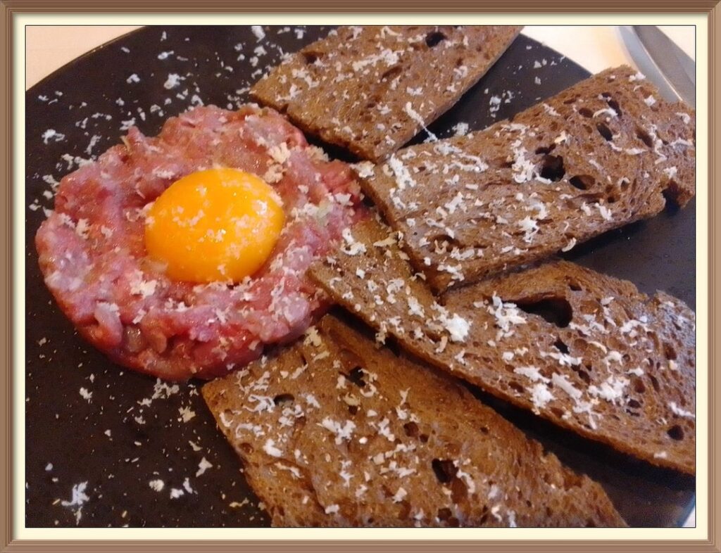 Hereford Beefstouw Restaurant Adelaide - Beef tartare & 45 day dry-aged rib eye + dessert