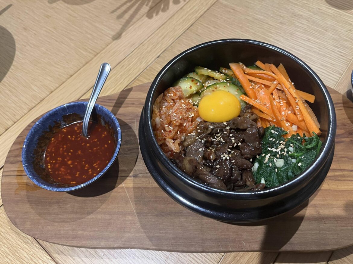 Finally got a dolsot to had to break it in with some bulgogi bibimbap