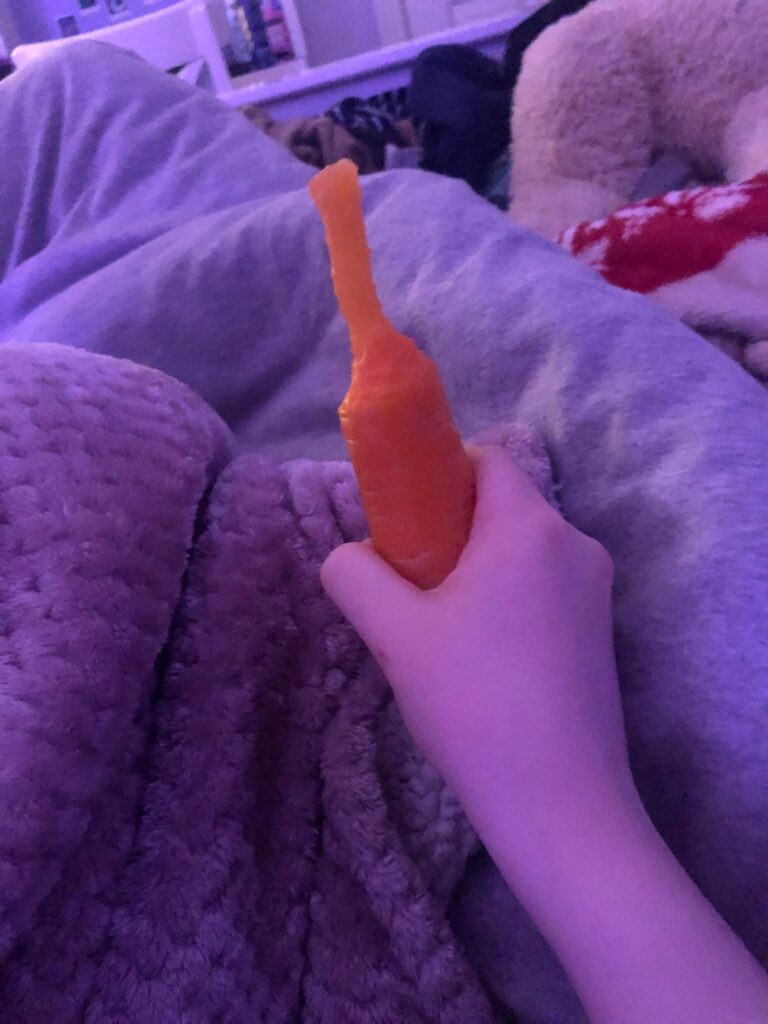 Carrot bone. You’ve all been lied to. Carrots are NOT vegan.