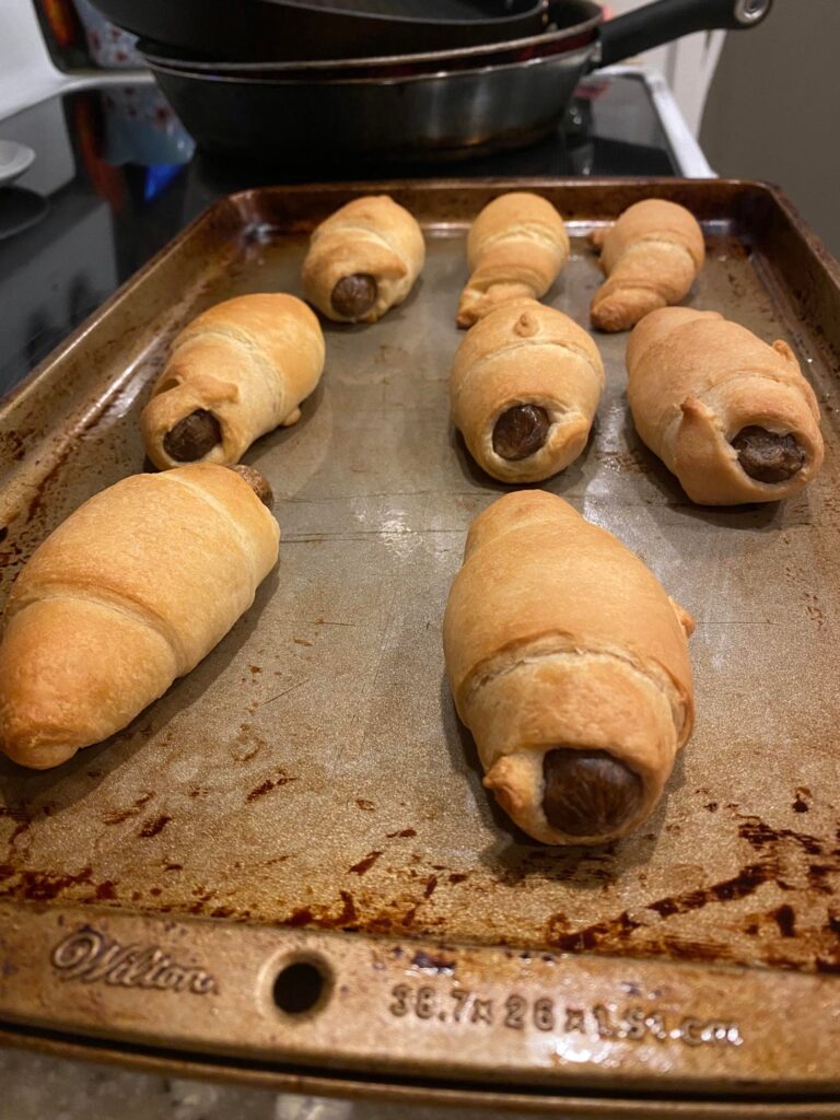 Morning Star sausage croissants