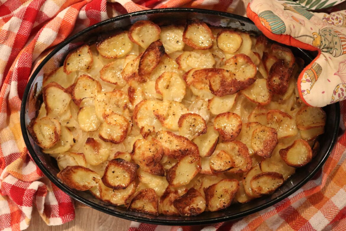 Yummy Scalloped Potatoes, gluten & dairy free comfort food