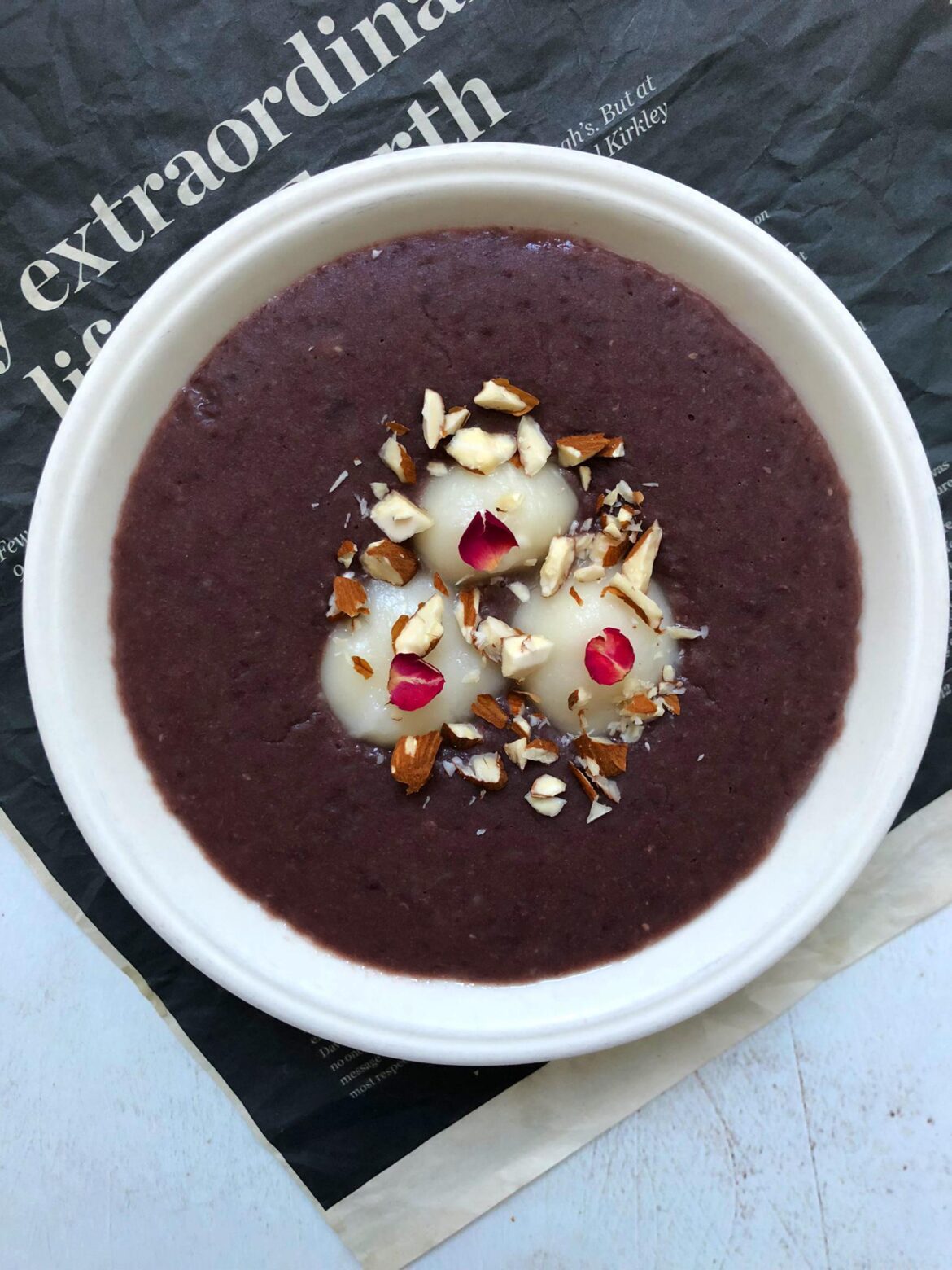 Red Bean Porridge (Patjuk) for the upcoming Winter Solstice. Recipe in comments!