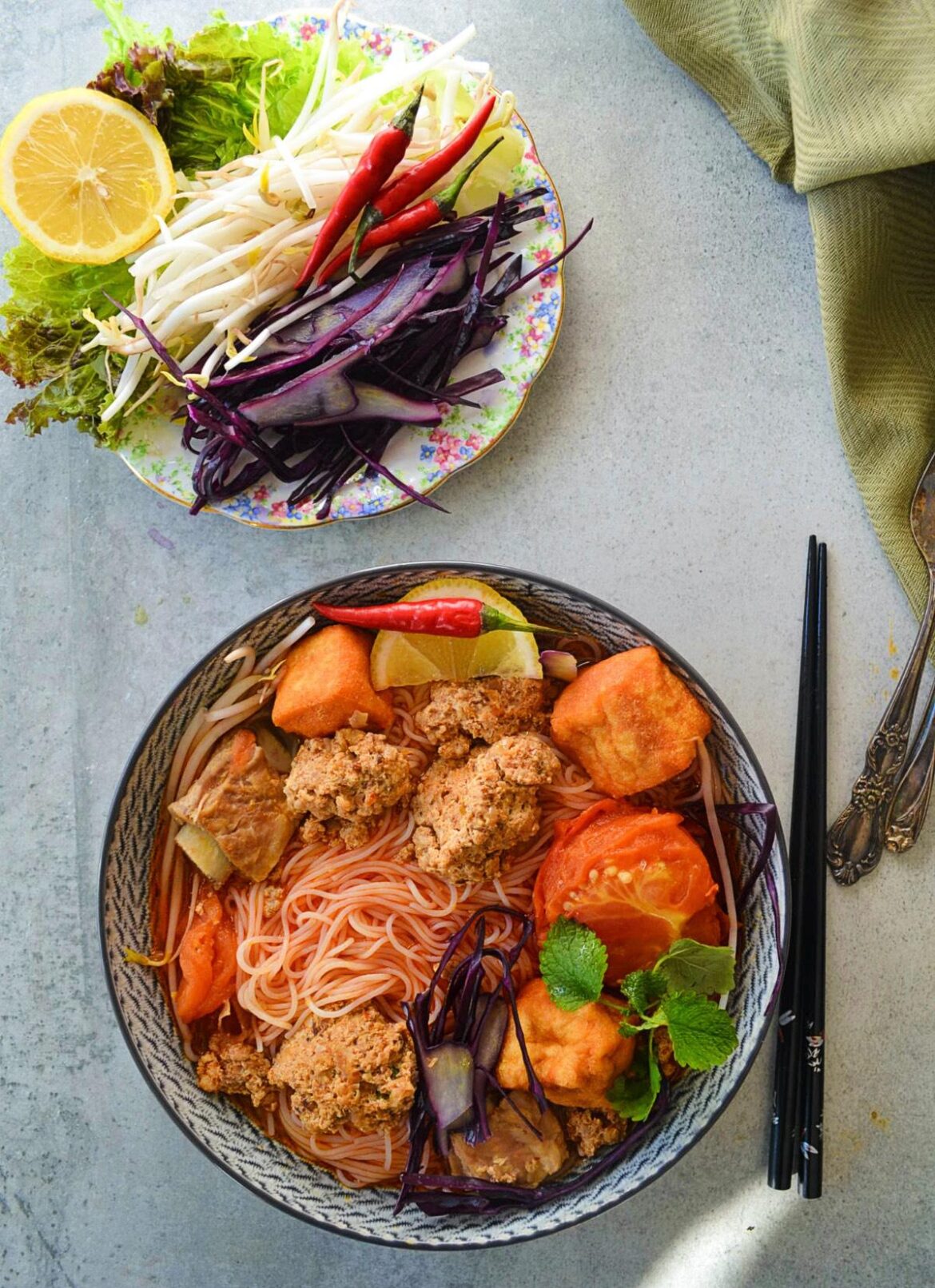 Instant Pot Bun Rieu (Vietnamese Crab Noodle Soup)
