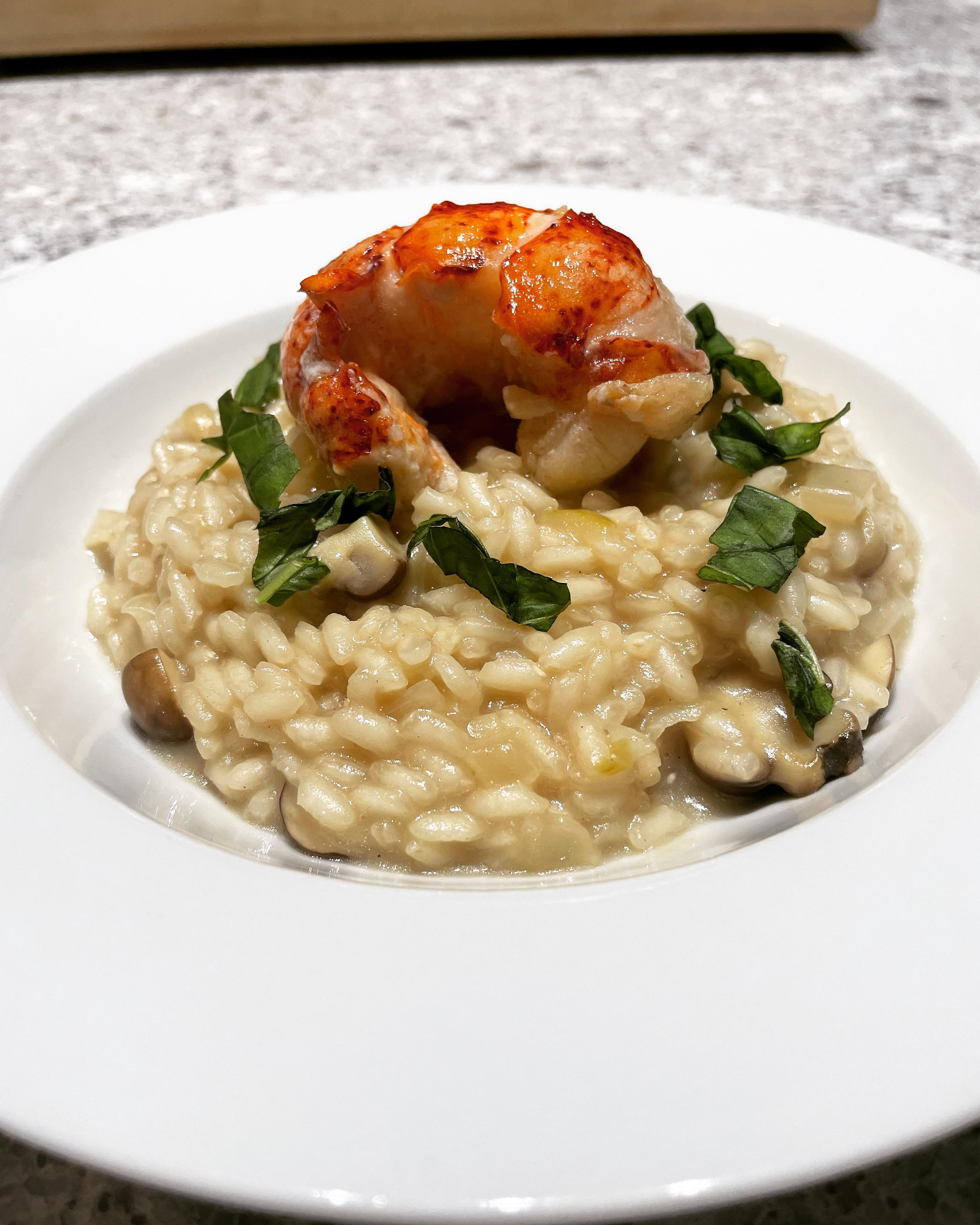 [homemade] Lobster mushroom risotto Dining and Cooking