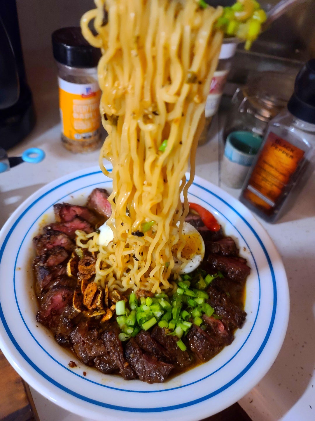 Steak Ramen Dining and Cooking