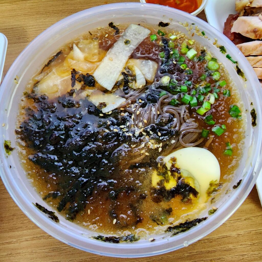 Makguksu and Jokbal - Buckwheat Noodles and Pork Trotters delivery!