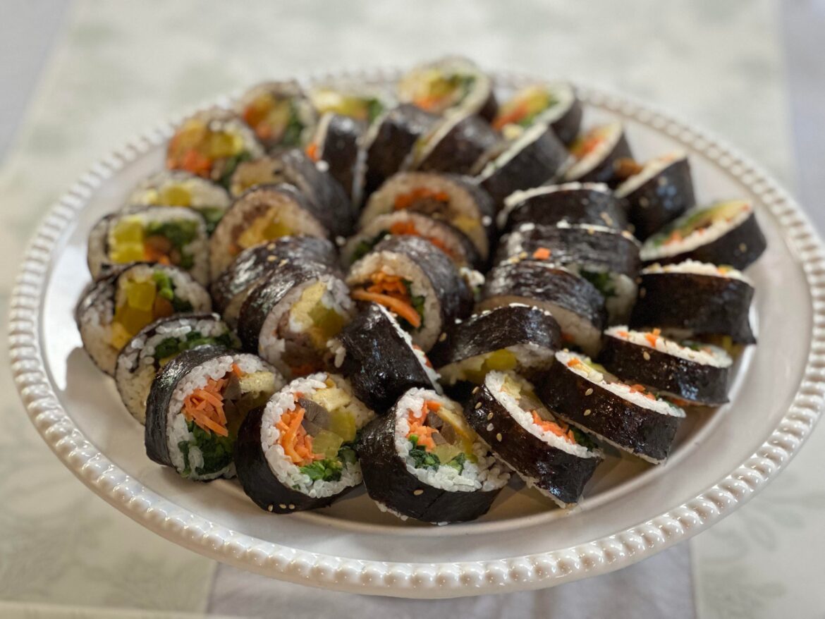 Here, have a kimbap centerpiece