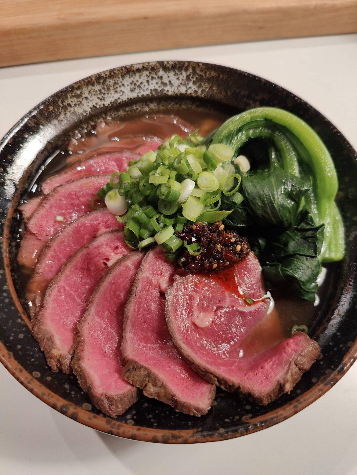 Beef ramen meets Taiwanese beef noodles