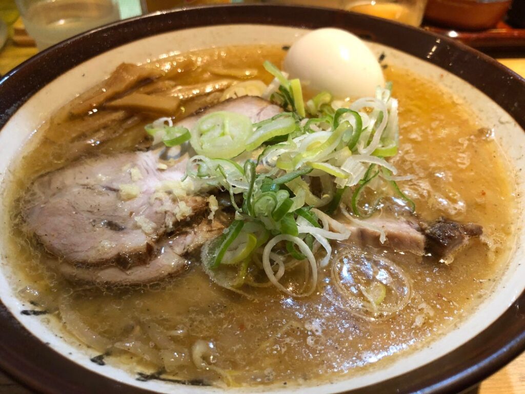 Sapporo style miso ramen at Sumire (Yokohama)