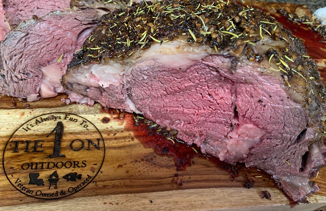 Smoked my first prime rib! Dining and Cooking