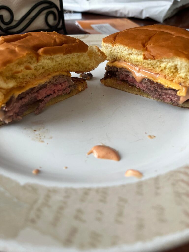 Made a single patty smash burger, what do y’all think?