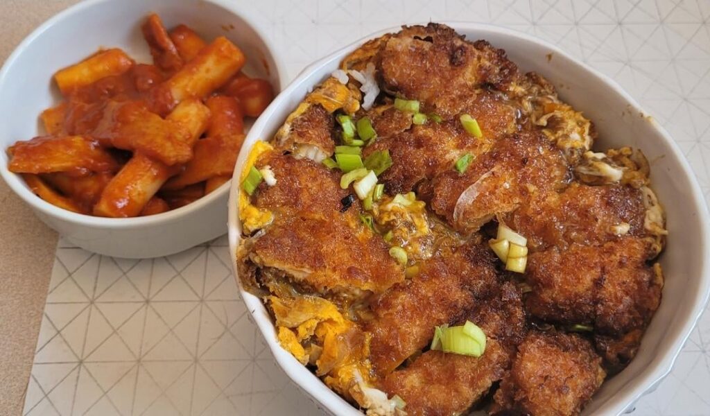 When you can't decide between making Korean or Japanese for lunch