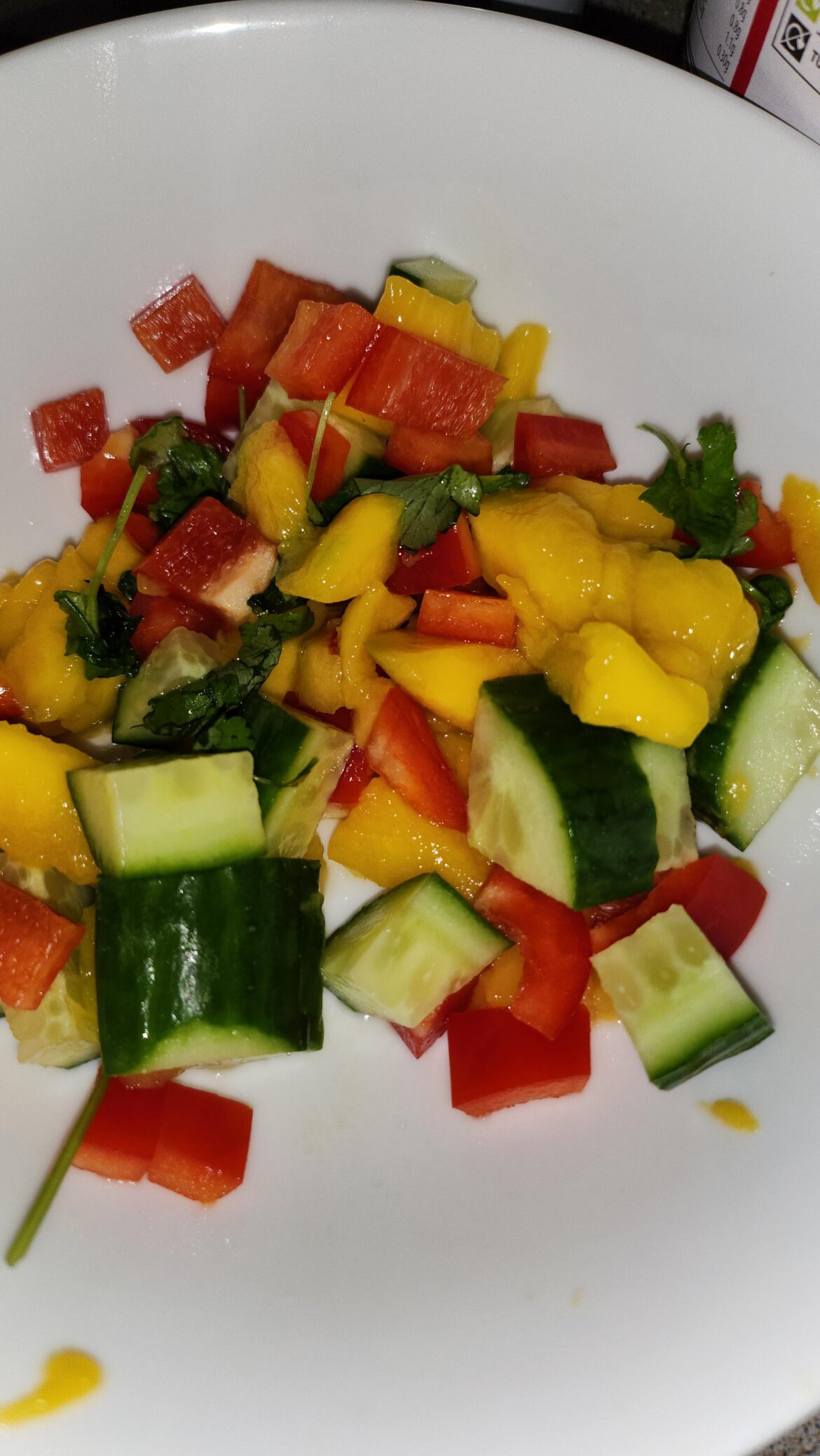 My 1st mango salasa!