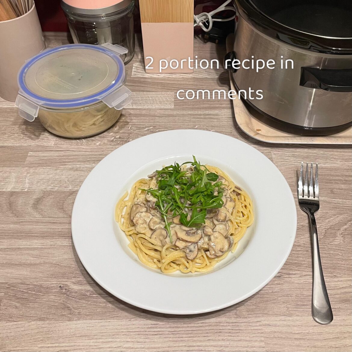 Mushroom Carbonara