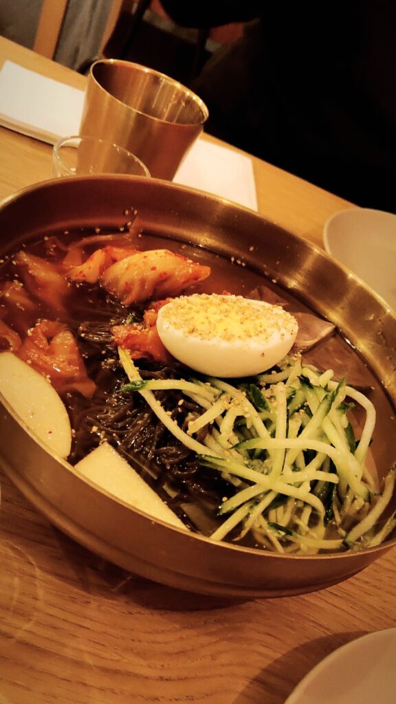 First time trying naengmyeon