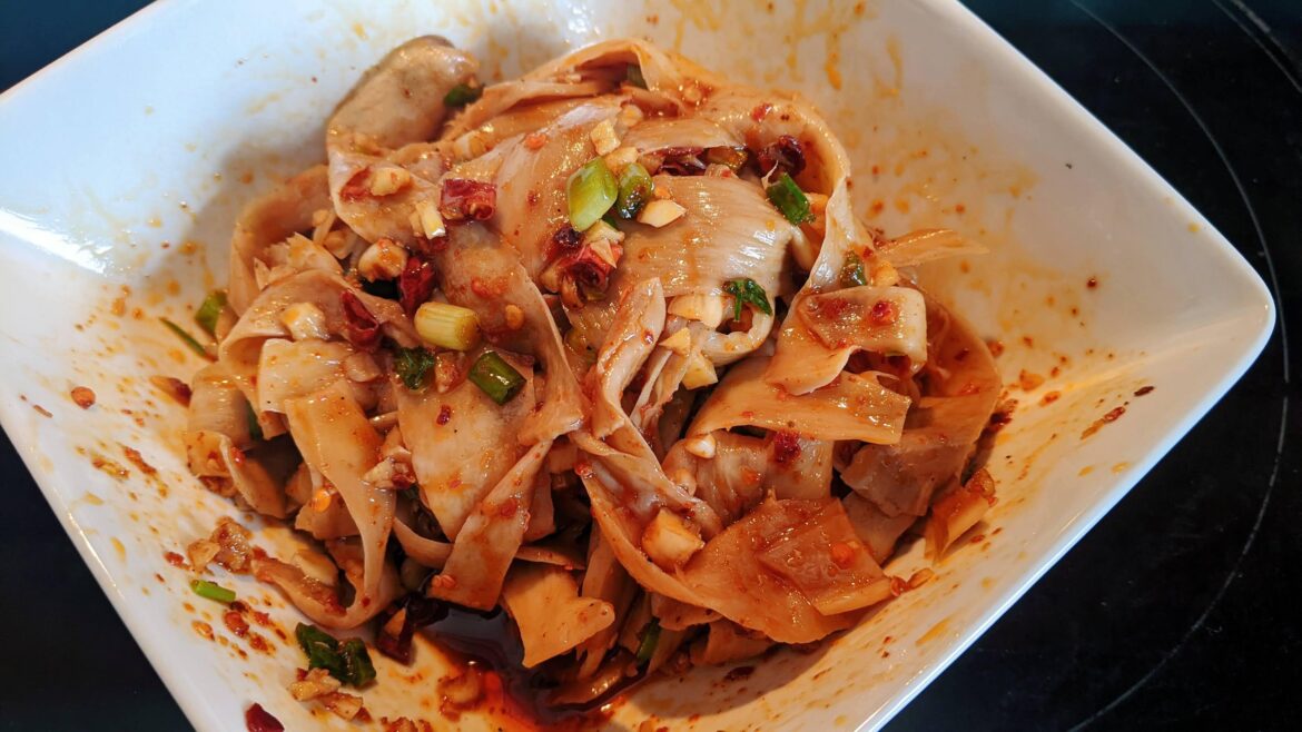King Oyster Mushroom Salad (Not Noodles LOL)