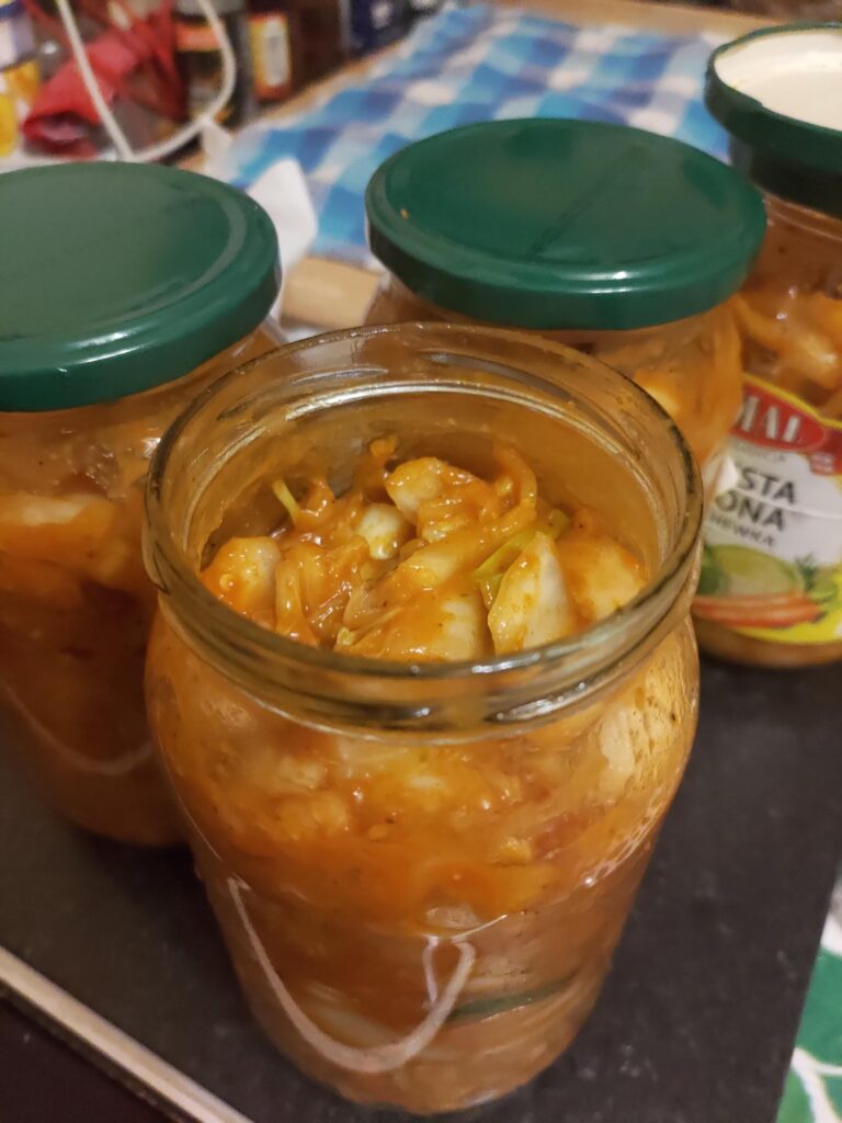 Made vegan kimchi today
