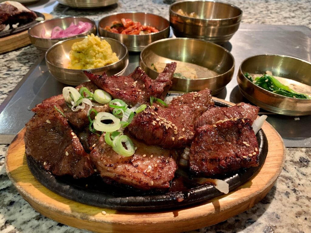Galbi+naengmyun