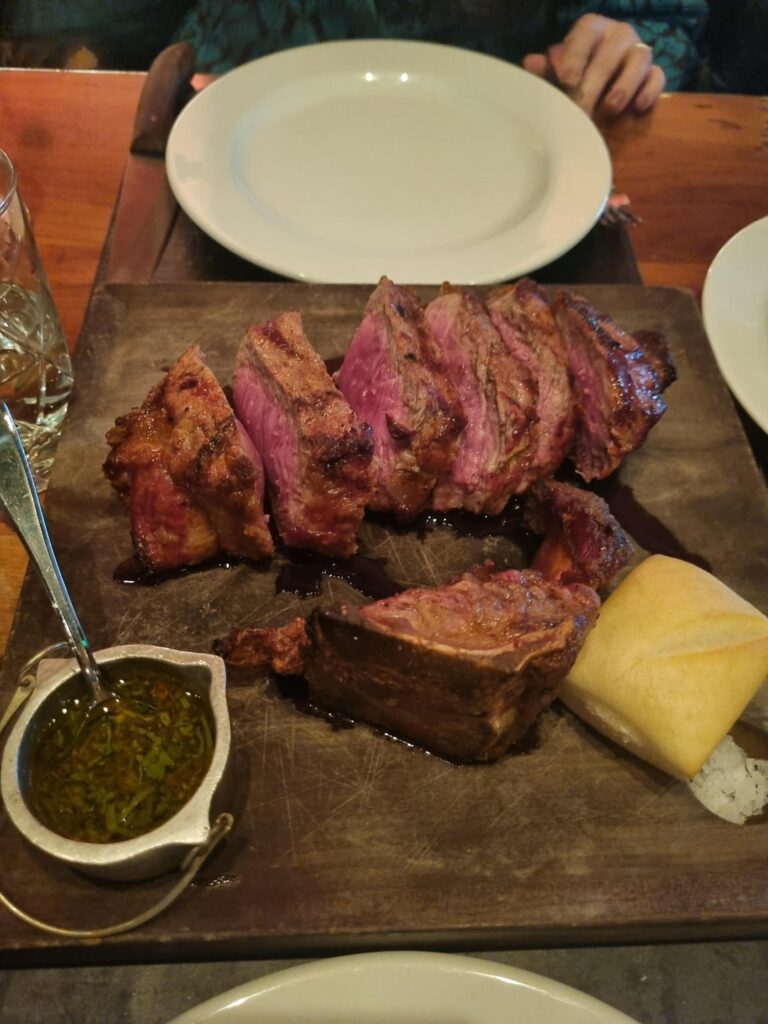 45 days dry aged Bife de Chorizo (NY Strip) in Buenos Aires