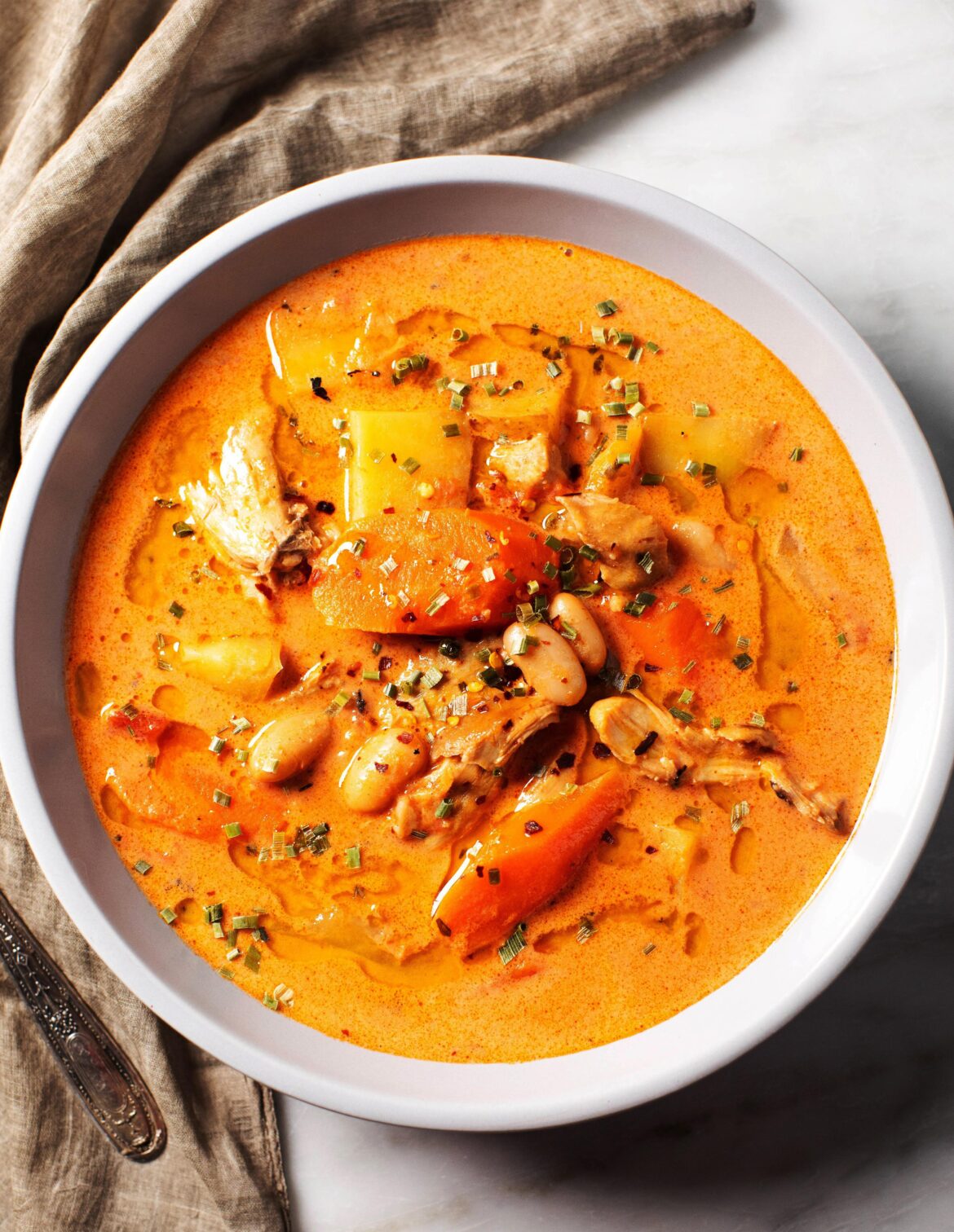 Creamy Chicken and Tomato Soup