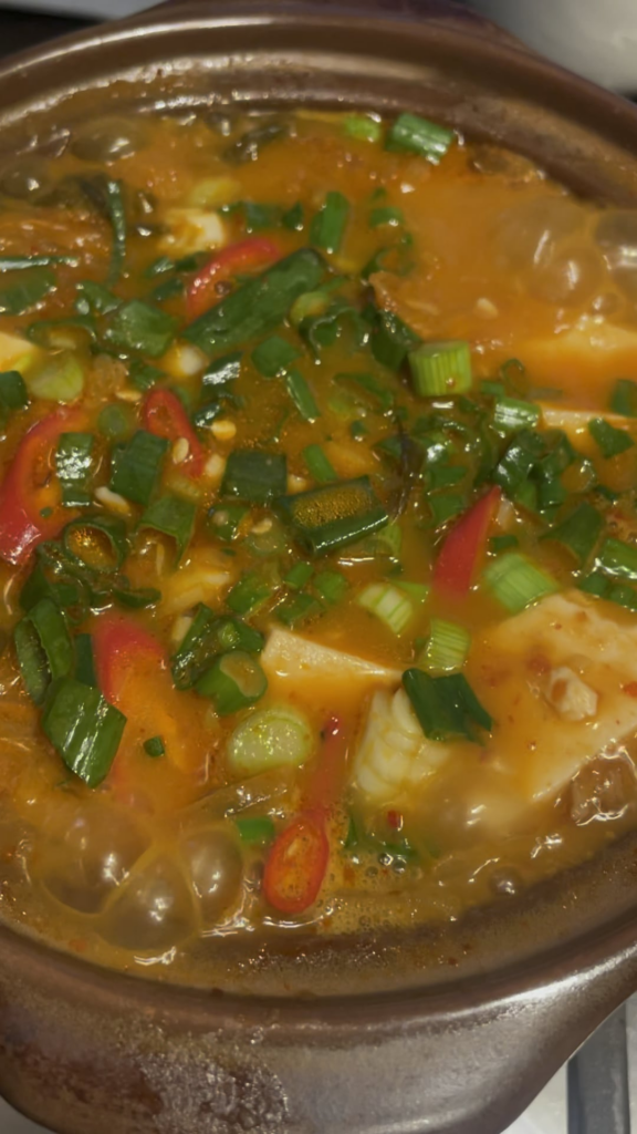 11 month + 20 month old kimchi = tha god broth