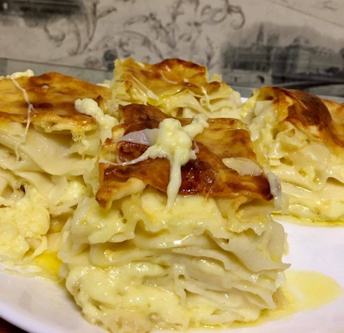[homemade] Achma(Georgian cheese bread)