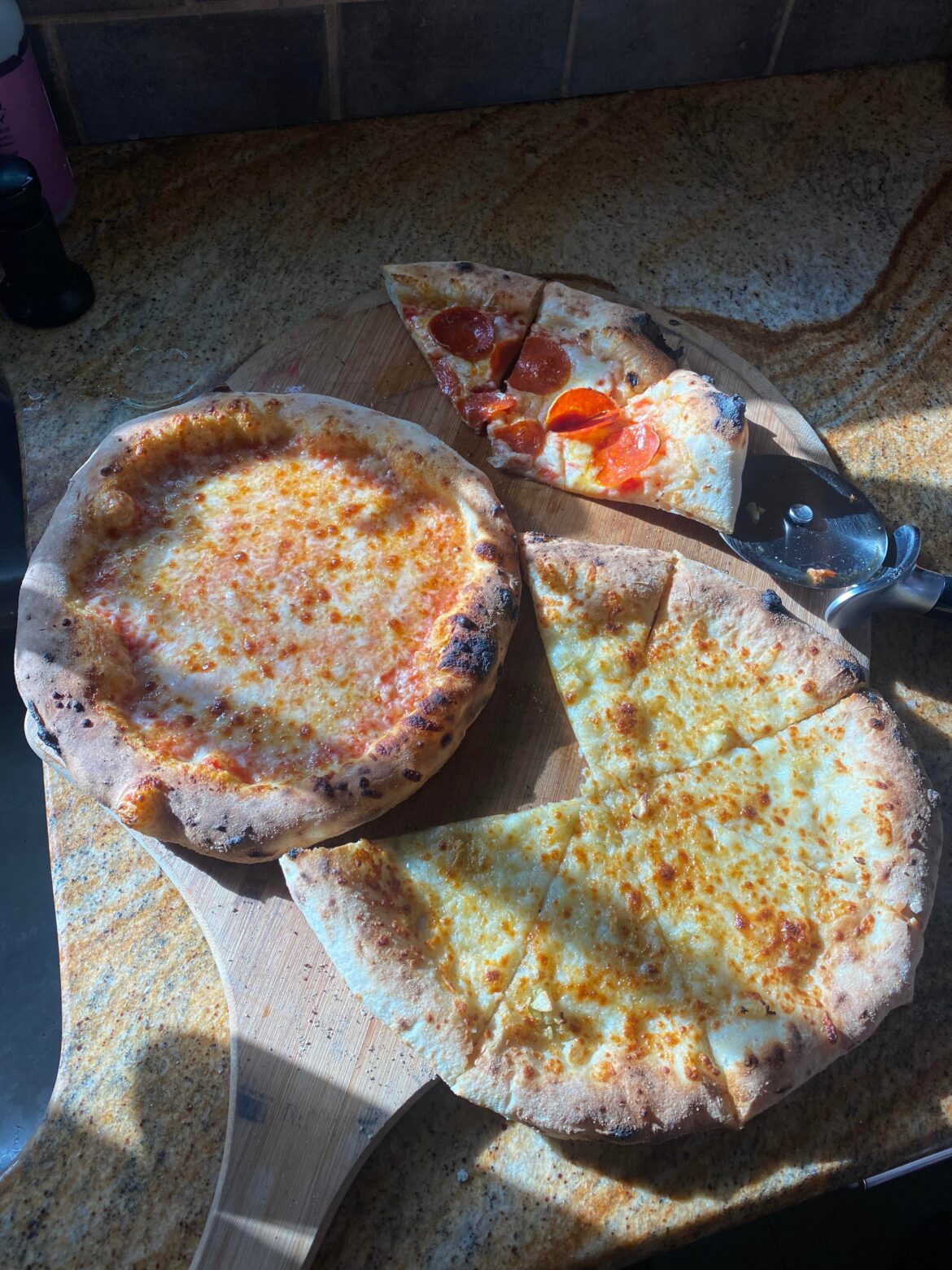 Some holiday party Pizzas