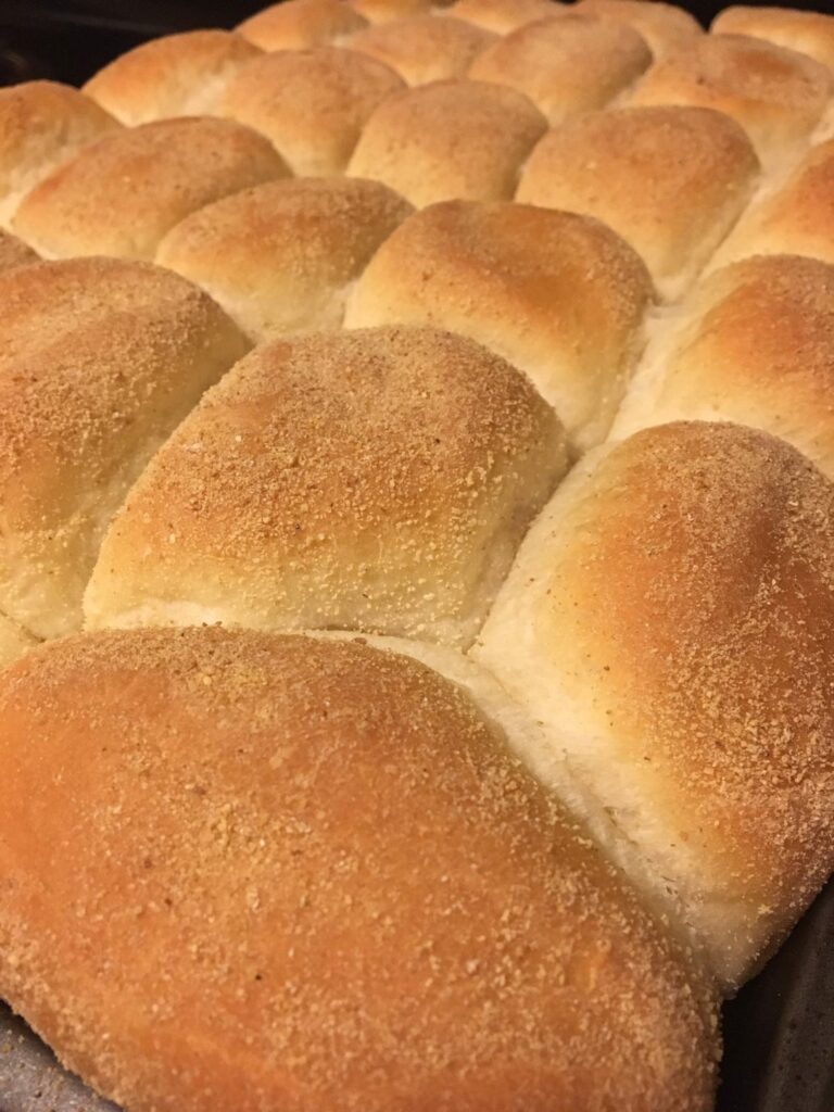 This is the closest I’ll get to a traditional Filipino pandesal in Colorado. I wasn’t expecting it to yield this many rolls but now I’ll have pandesal with coffee for days!