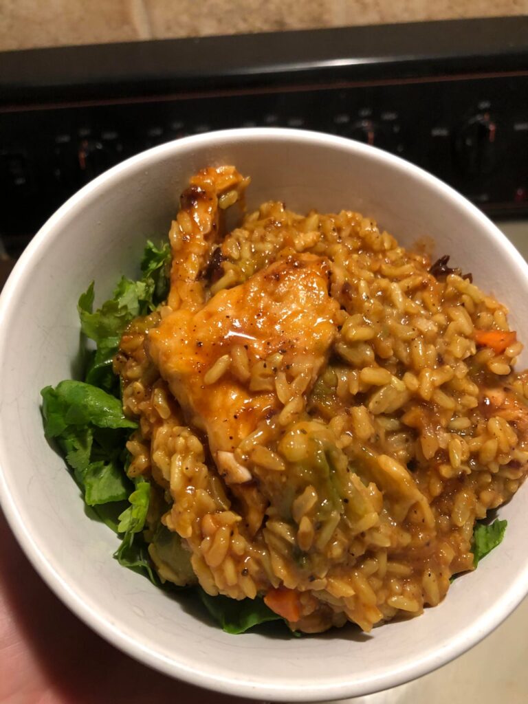 Pad Thai-inspired tempeh, veggies, & rice