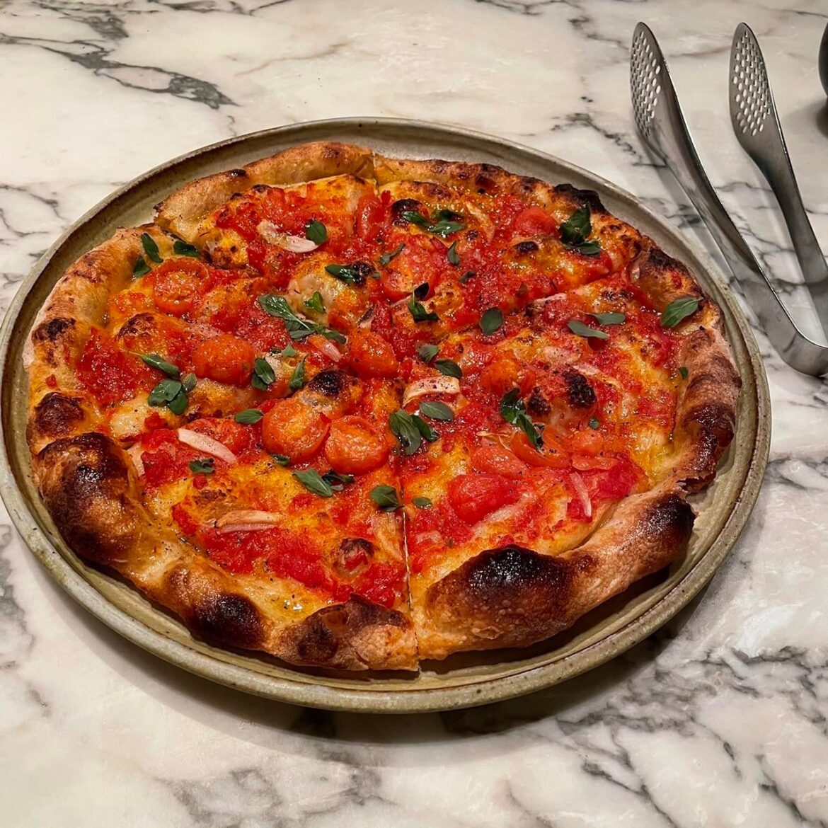 Pizza from mandarin oriental Tokyo pizzza bar