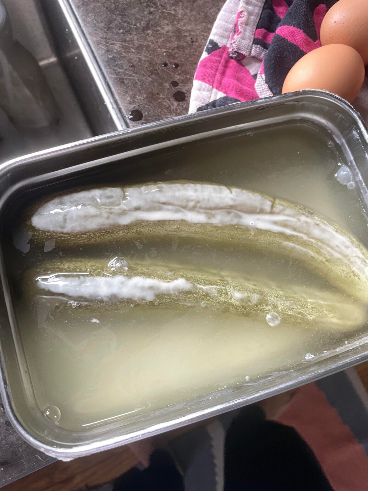 What happened to my oiji? I thought it would last a while. Does all this yeast make it inedible?