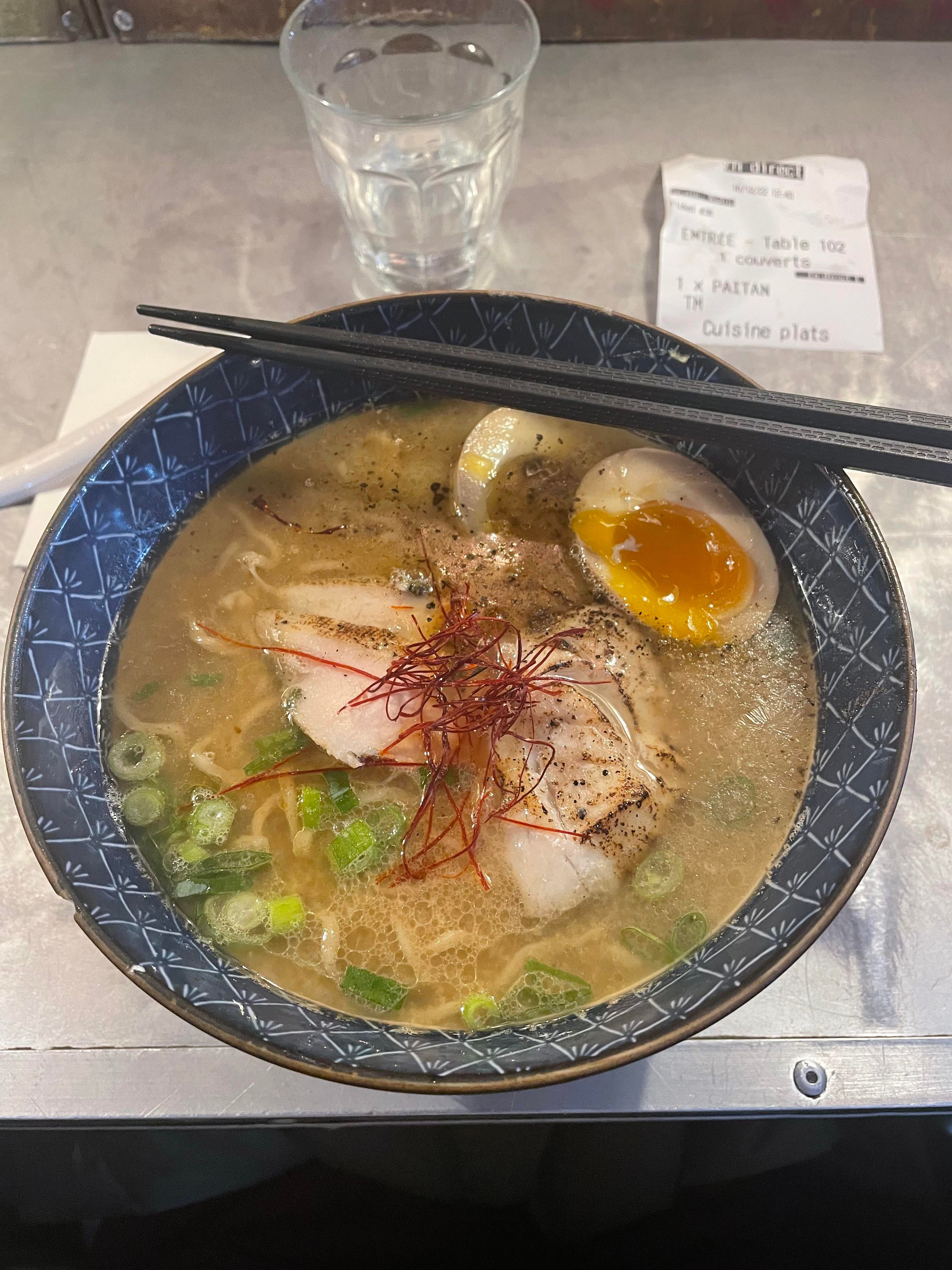 Paitan sea bream ramen from Kodawari Ramen Dining and Cooking