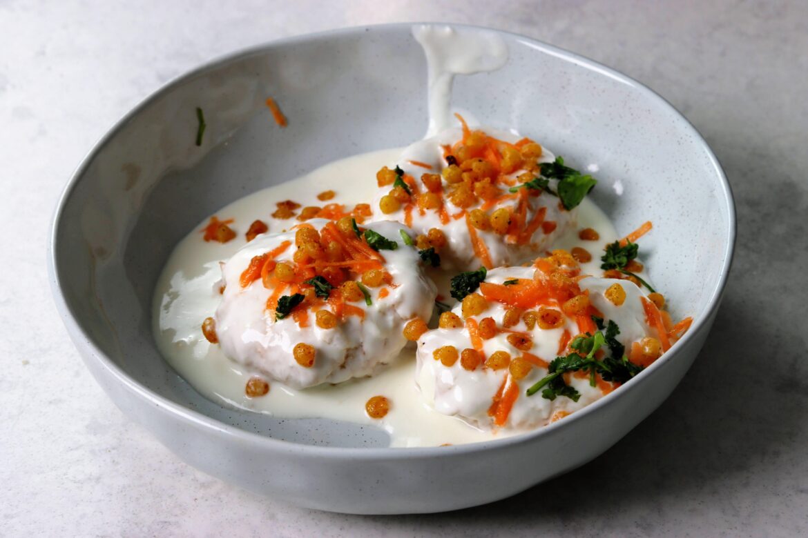 Gluten-free Indian Dahi Vada - South Indian style