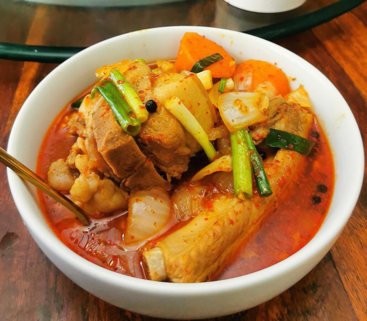 Nuclear dwaeji galbijjim. It was bussin