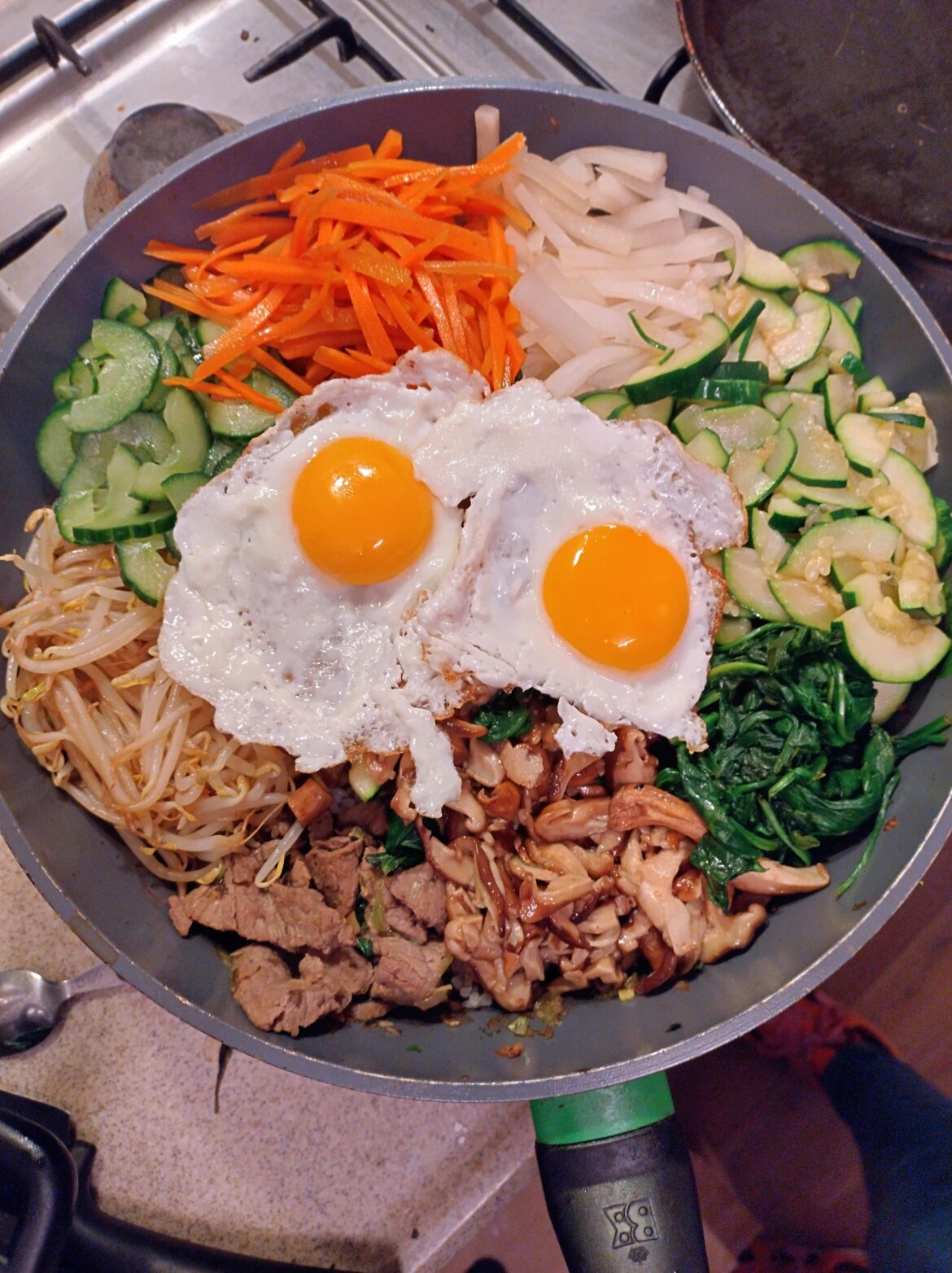 Bibimbap (before adding sauce)