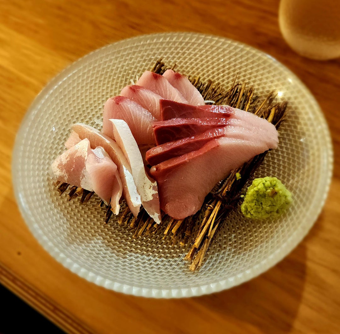 Yellowtail, Herring, Fried Oyster, and Awamori Dining and Cooking